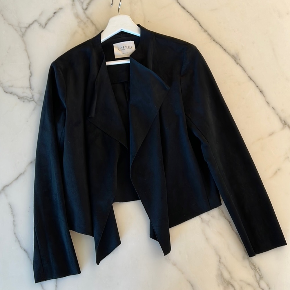 Cropped Open Jacket - image 2